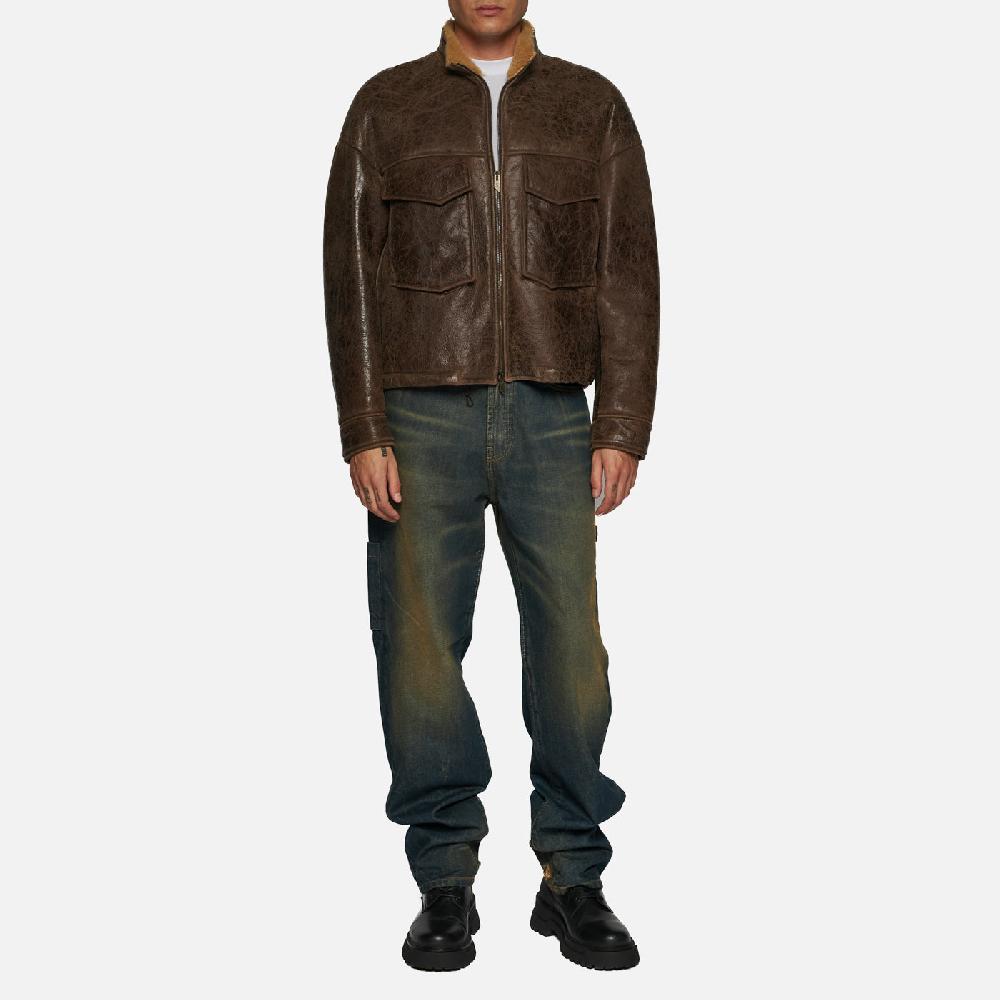 Salvatore Santoro GIACCA IN SHEARLING - BROWN