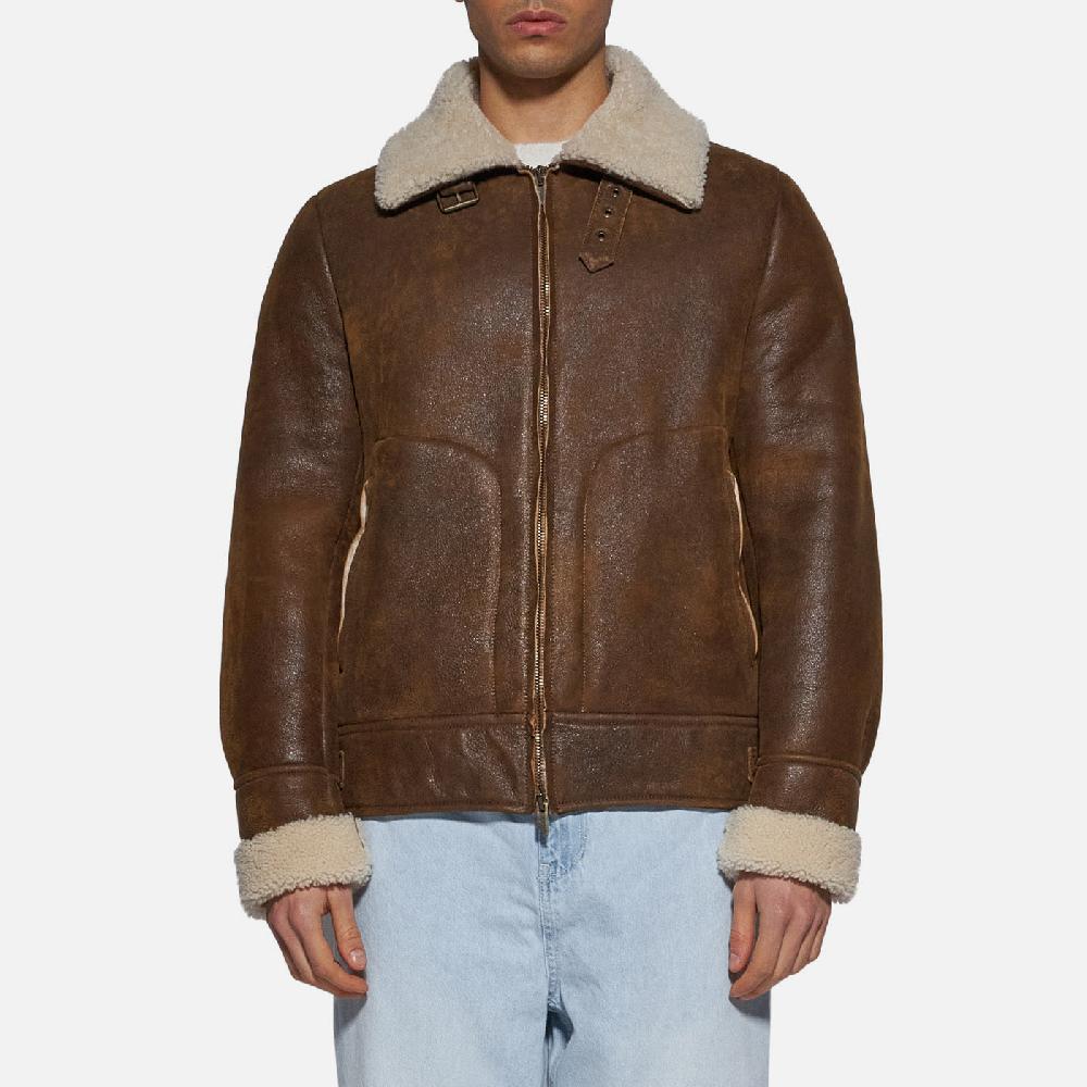 Salvatore Santoro GIACCA IN SHEARLING - CAMEL
