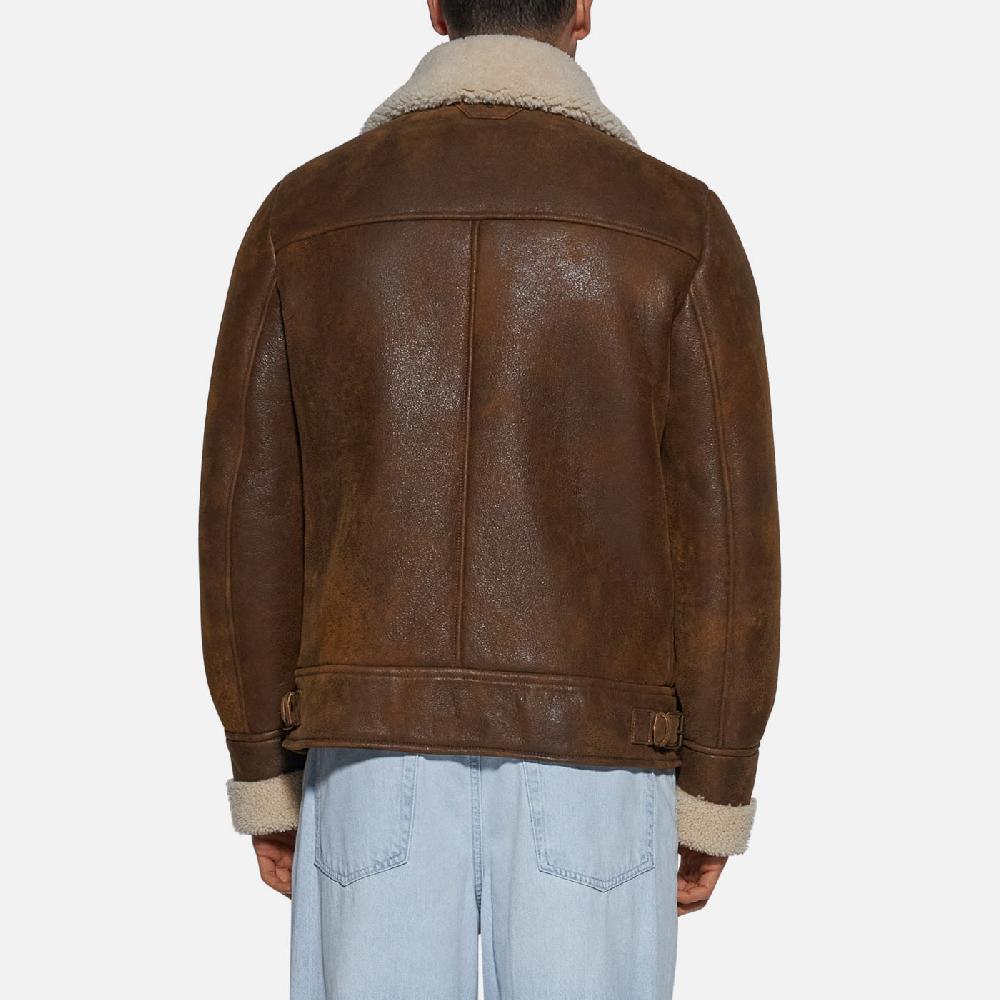 Salvatore Santoro GIACCA IN SHEARLING - CAMEL