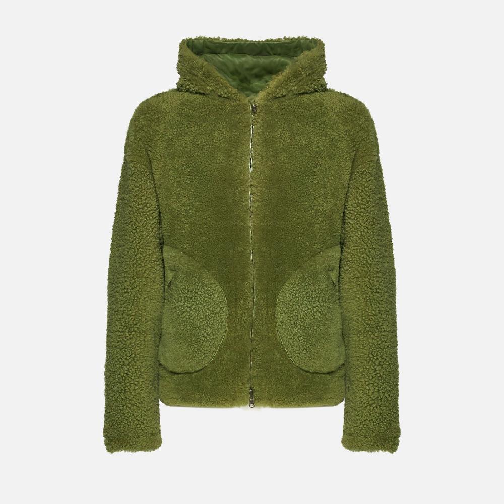 Salvatore Santoro GIACCA IN SHEARLING - GREEN