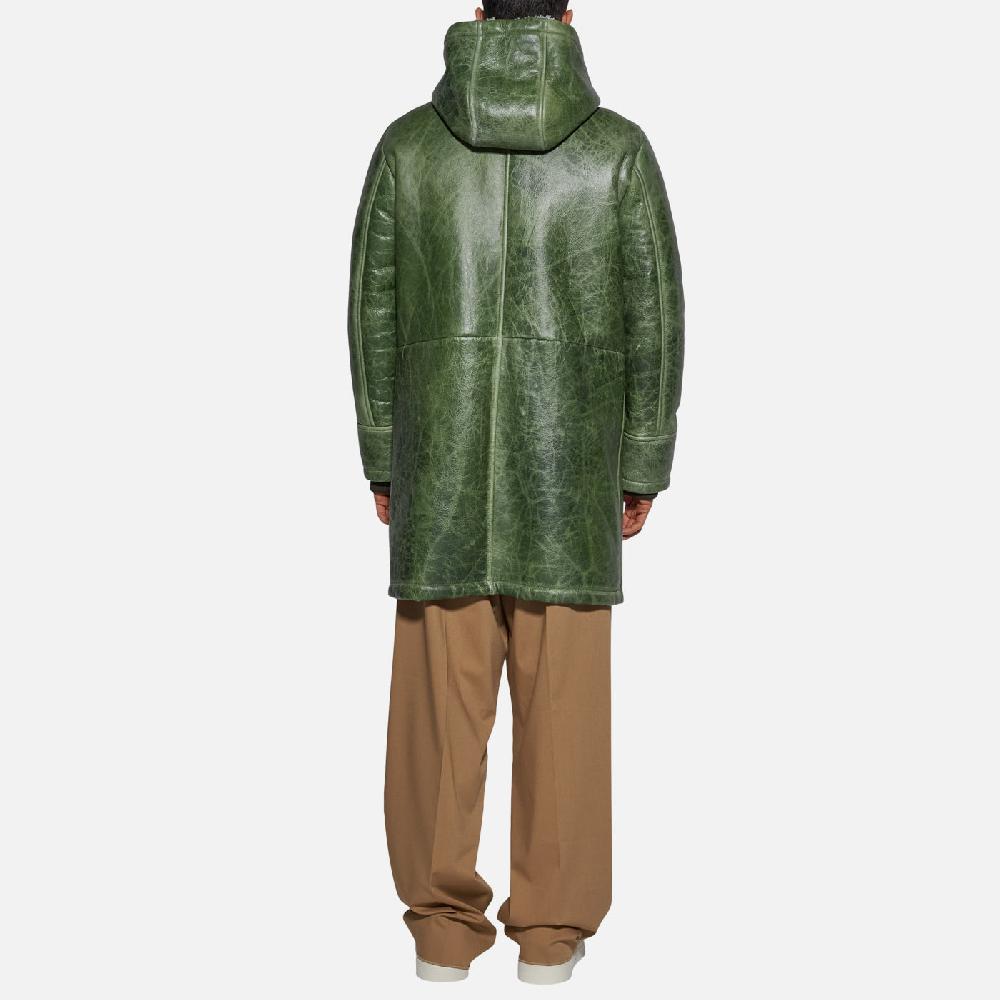Salvatore Santoro GIACCA IN SHEARLING - GREEN
