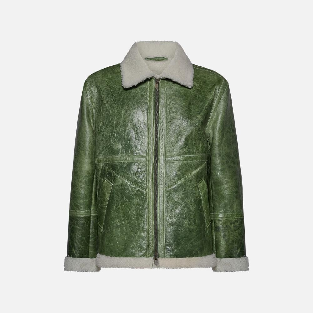 Salvatore Santoro GIACCA IN SHEARLING - GREEN