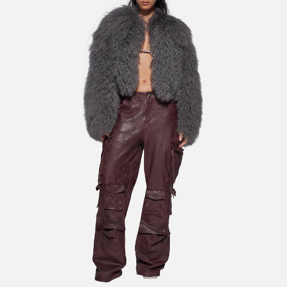 Salvatore Santoro GIACCA IN SHEARLING - GREY