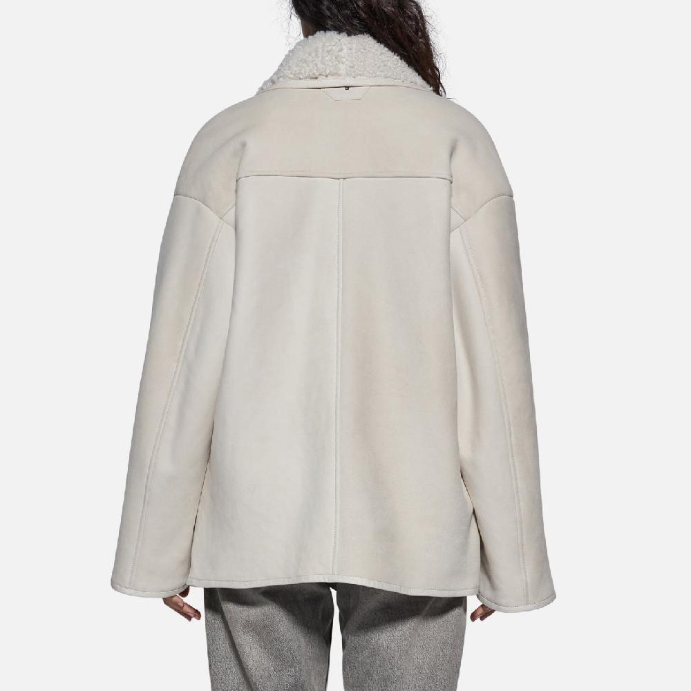 Salvatore Santoro GIACCA IN SHEARLING - IVORY