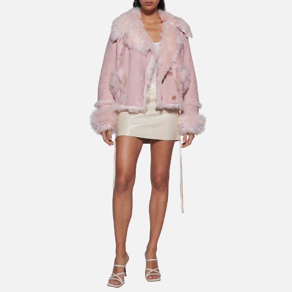 Salvatore Santoro GIACCA IN SHEARLING - ROSE