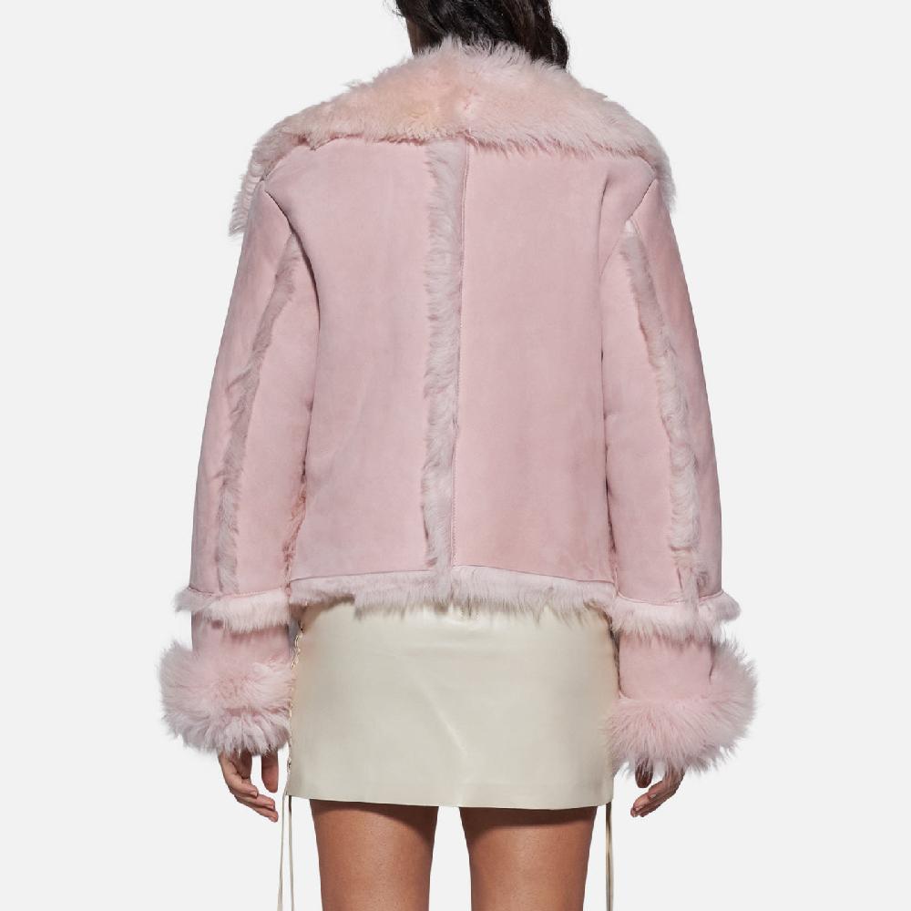Salvatore Santoro GIACCA IN SHEARLING - ROSE