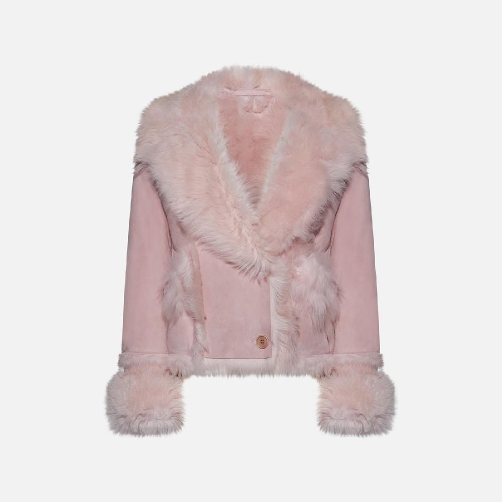 Salvatore Santoro GIACCA IN SHEARLING - ROSE