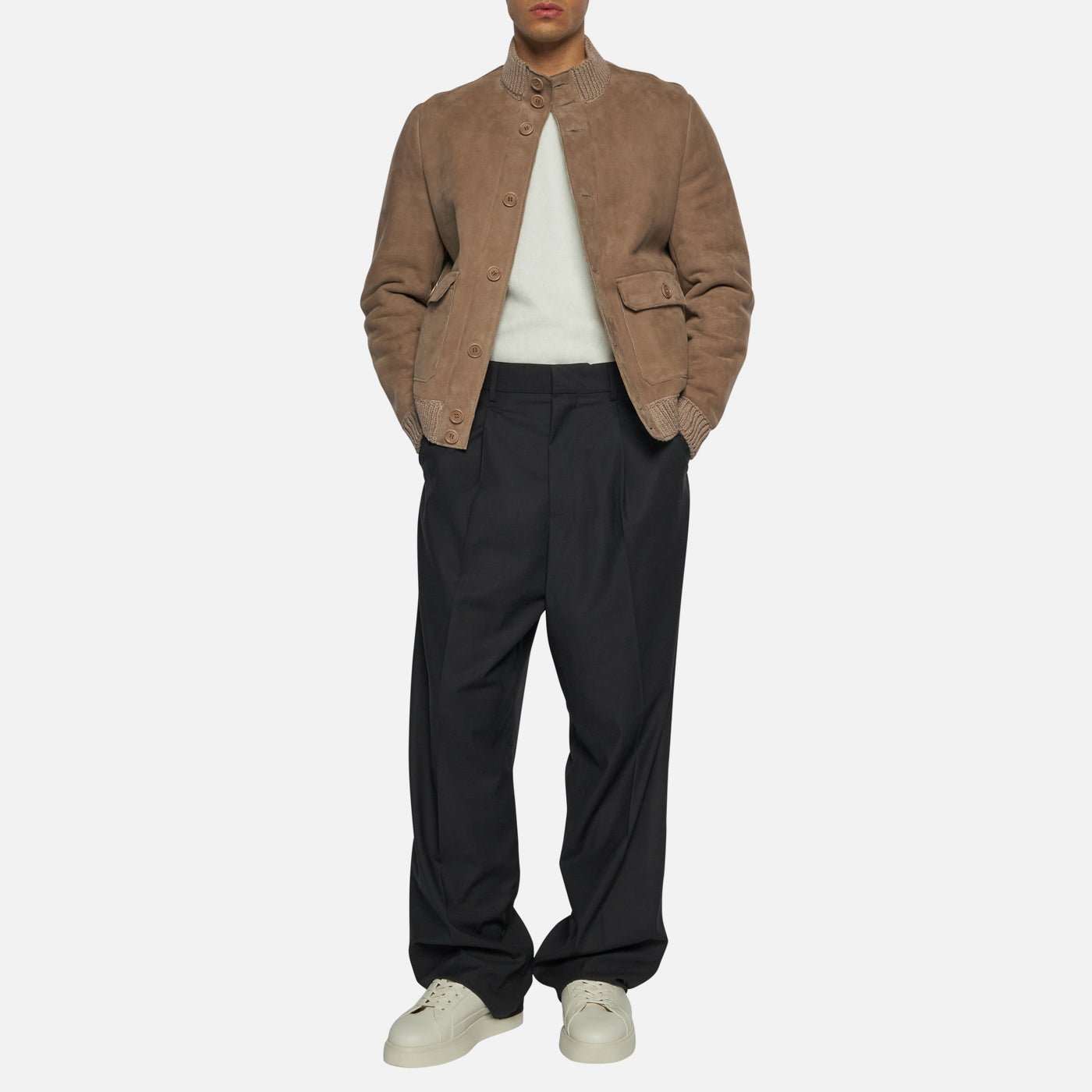 Salvatore Santoro GIACCA IN SHEARLING - SAND