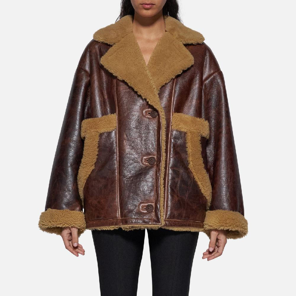Salvatore Santoro GIACCA IN SHEARLING - WINE
