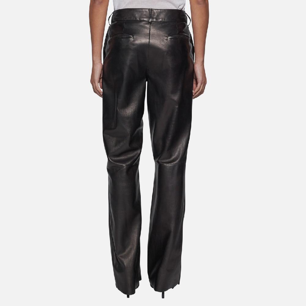 Salvatore Santoro PANTALONE IN PELLE - BLACK