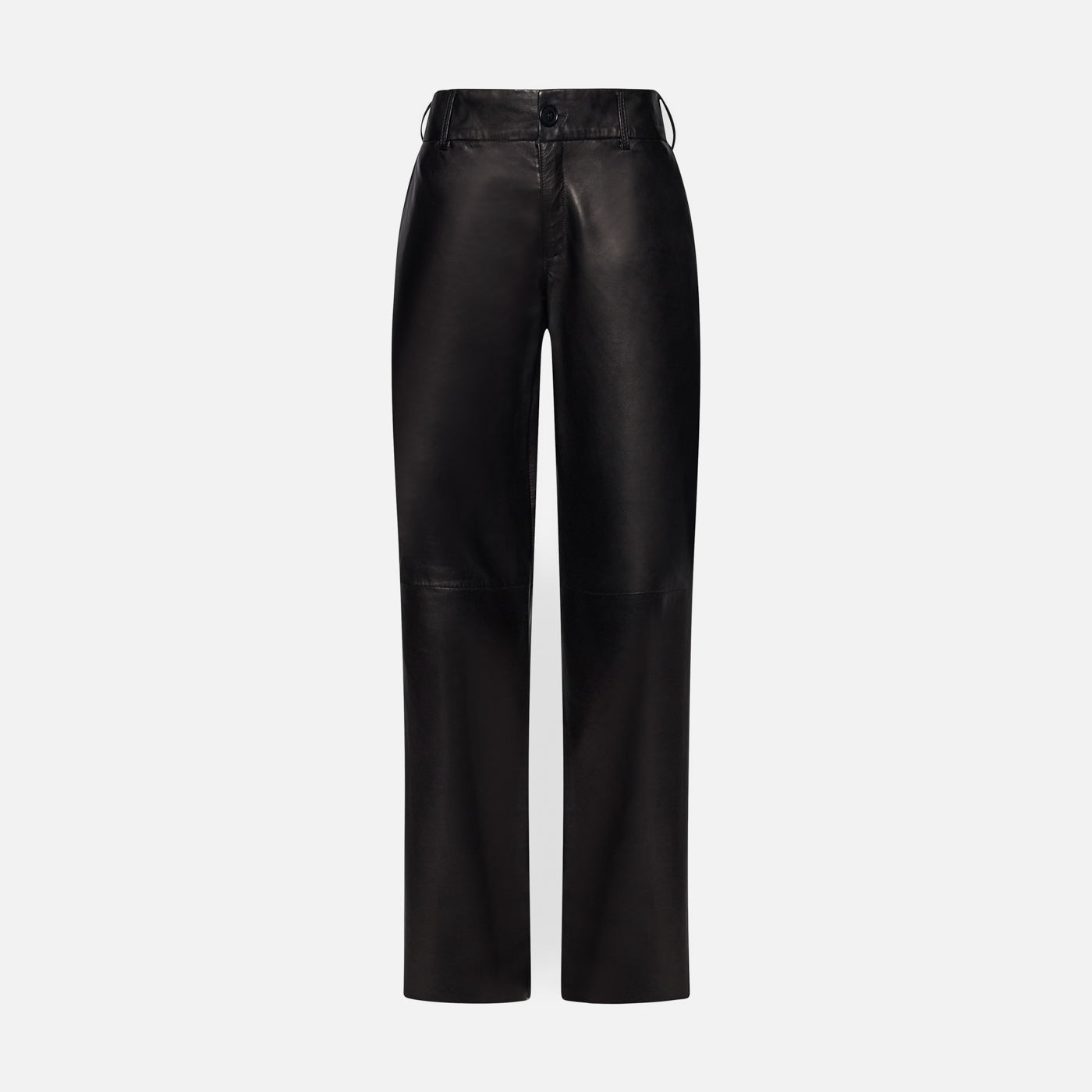 Salvatore Santoro PANTALONE IN PELLE - BLACK