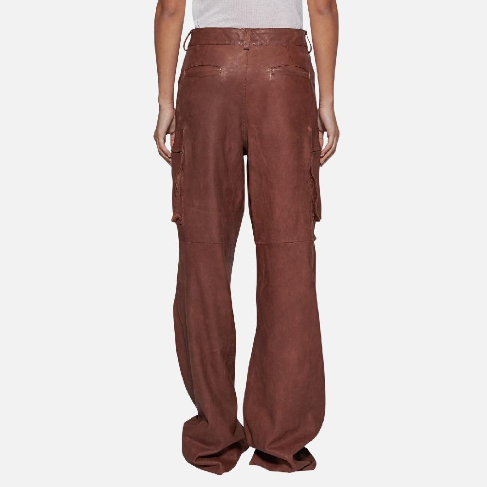 Salvatore Santoro PANTALONE IN PELLE - WOOD
