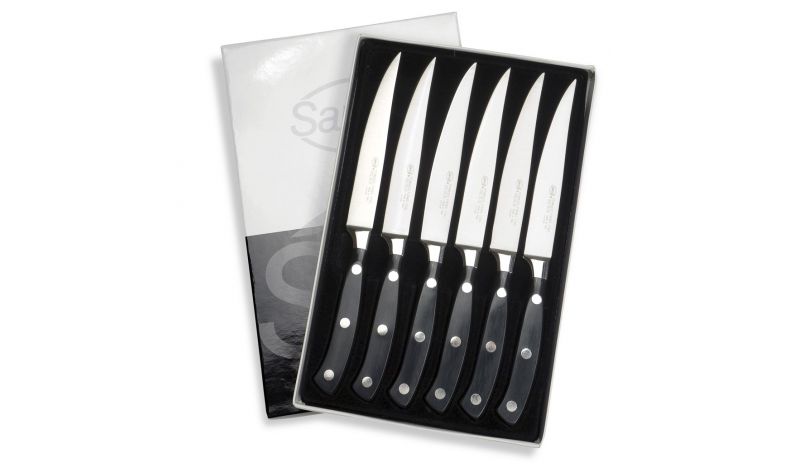 Sanelli ASTUCCIO COLTELLI COSTATA LAMA LISCIA 6 PZ