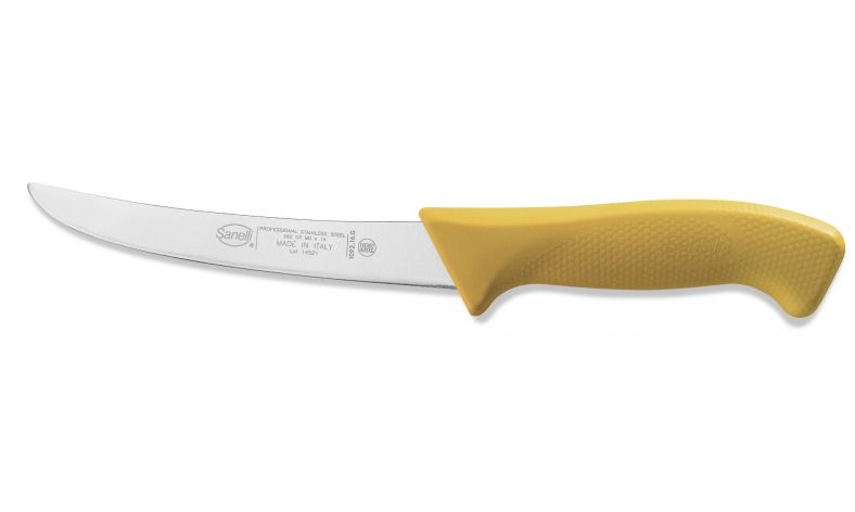 Sanelli COLTELLO DISOSSO CURVO CM.16 GIALLO