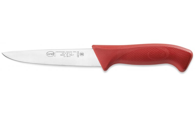 Sanelli COLTELLO DISOSSO EMILIA CM.16 ROSSO