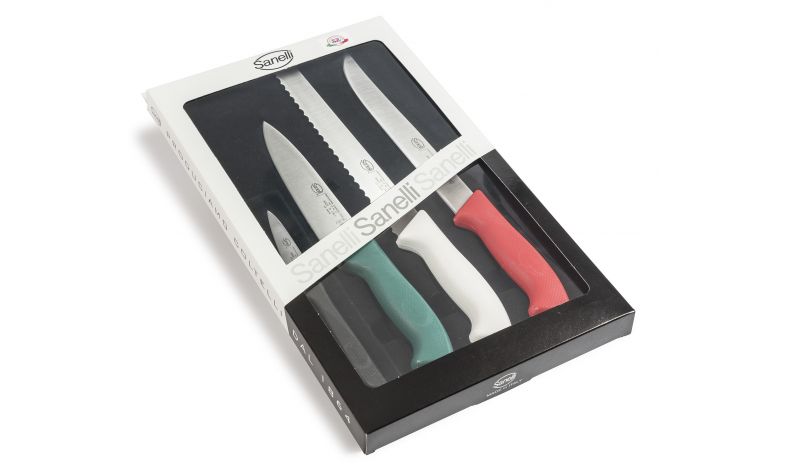 Sanelli CONFEZIONE CUCINA 4 PZ. TRICOLORE