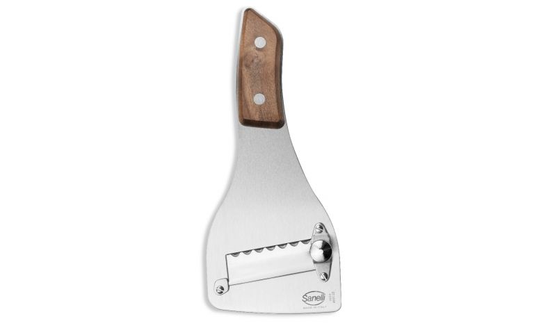 Sanelli TAGLIATARTUFI SAN-SLICE INOX MANICO LEGNO LAMA SEGHETTATA