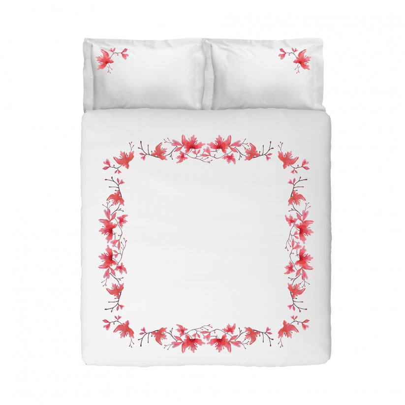 Sans Tabù Completo Copripiumino In Raso Con Lenzuolo Sotto & 2 Federe