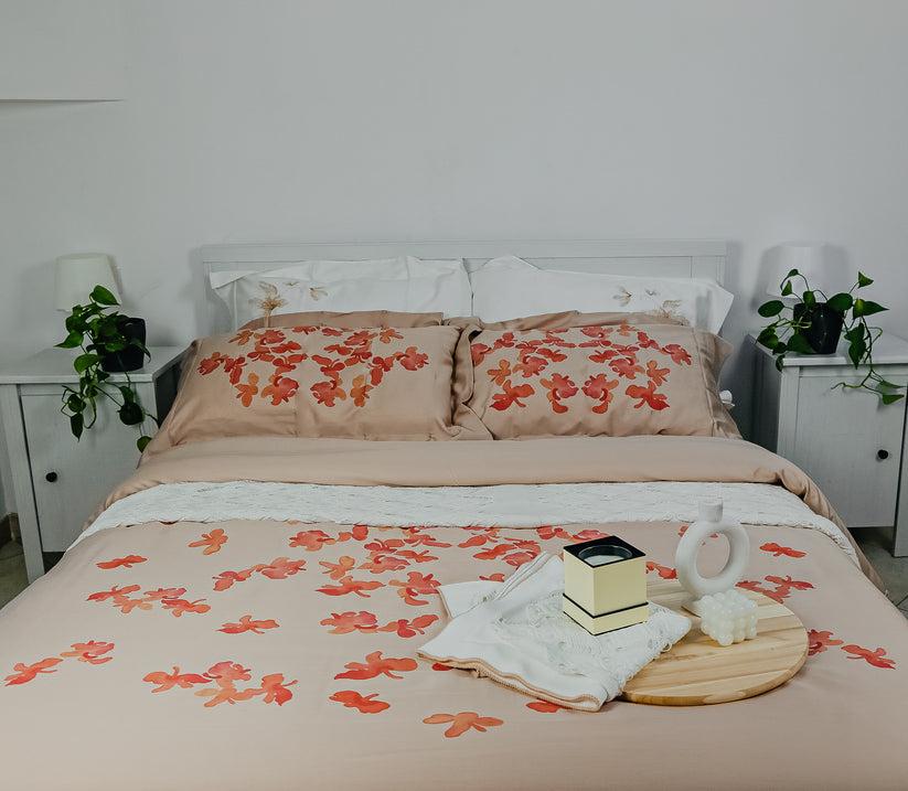 Sans Tabù Completo Copripiumino in raso con Lenzuolo Sotto & 2 Federe