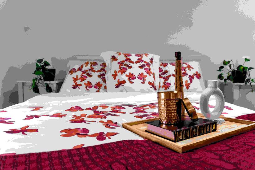 Sans Tabù Federa Cuscino Arredo Quadrato in Raso - Butterly