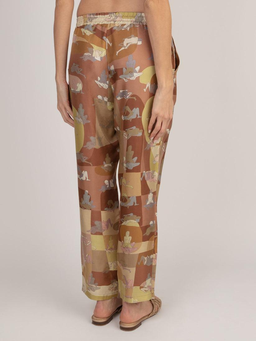 Sans Tabù Pantaloni Lunghi In Pura Seta “L’amore” - Twilight