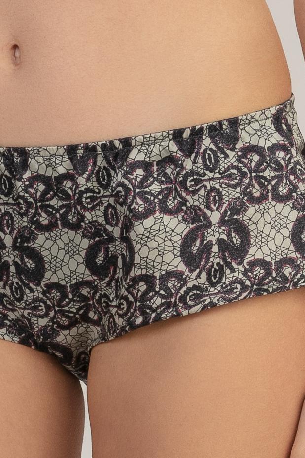 Sans Tabù Culotte In Pura Seta “Enlace” - Pearl