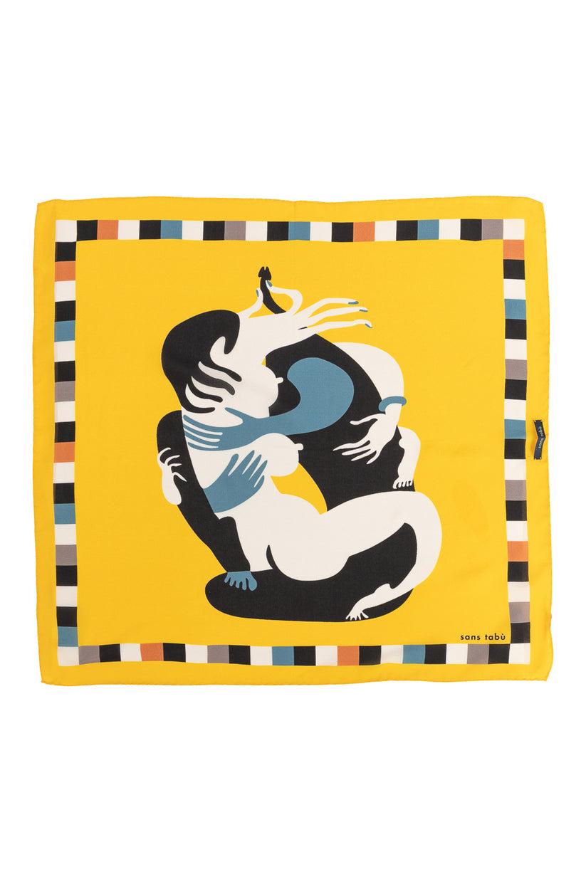 Sans Tabù Foulard Pura Seta “L'abbraccio”