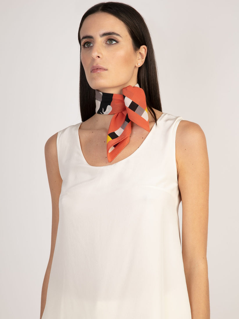 Sans Tabù Foulard pura seta “L'abbraccio”
