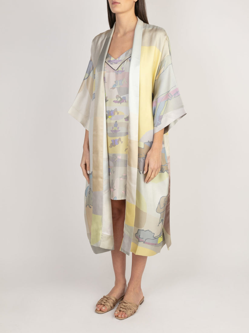 Sans Tabù Slipdress Pura Seta “L'amore” - Moonlight