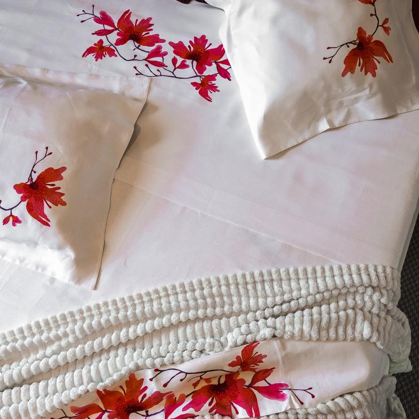 Sans Tabù Set 2 federe rettangolari in raso di cotone 300 TC