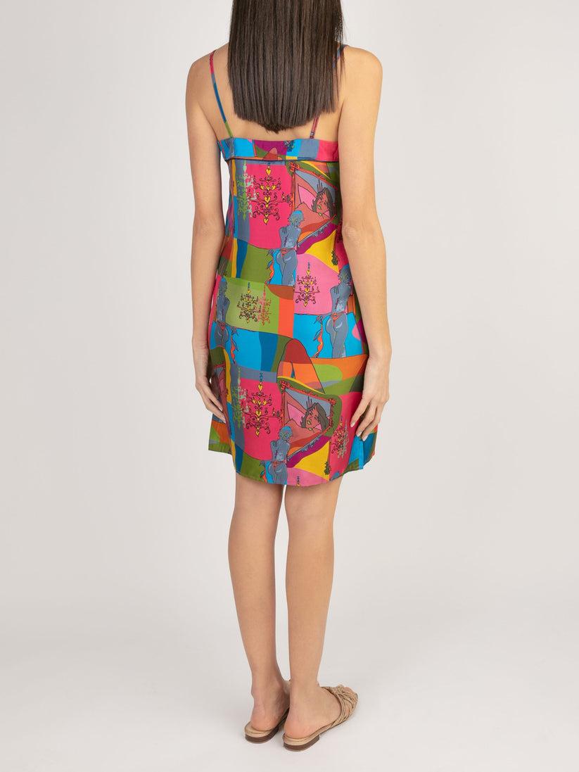 Sans Tabù Slipdress Pura Seta “Specchio Delle Mie Brame" - Dark Rose