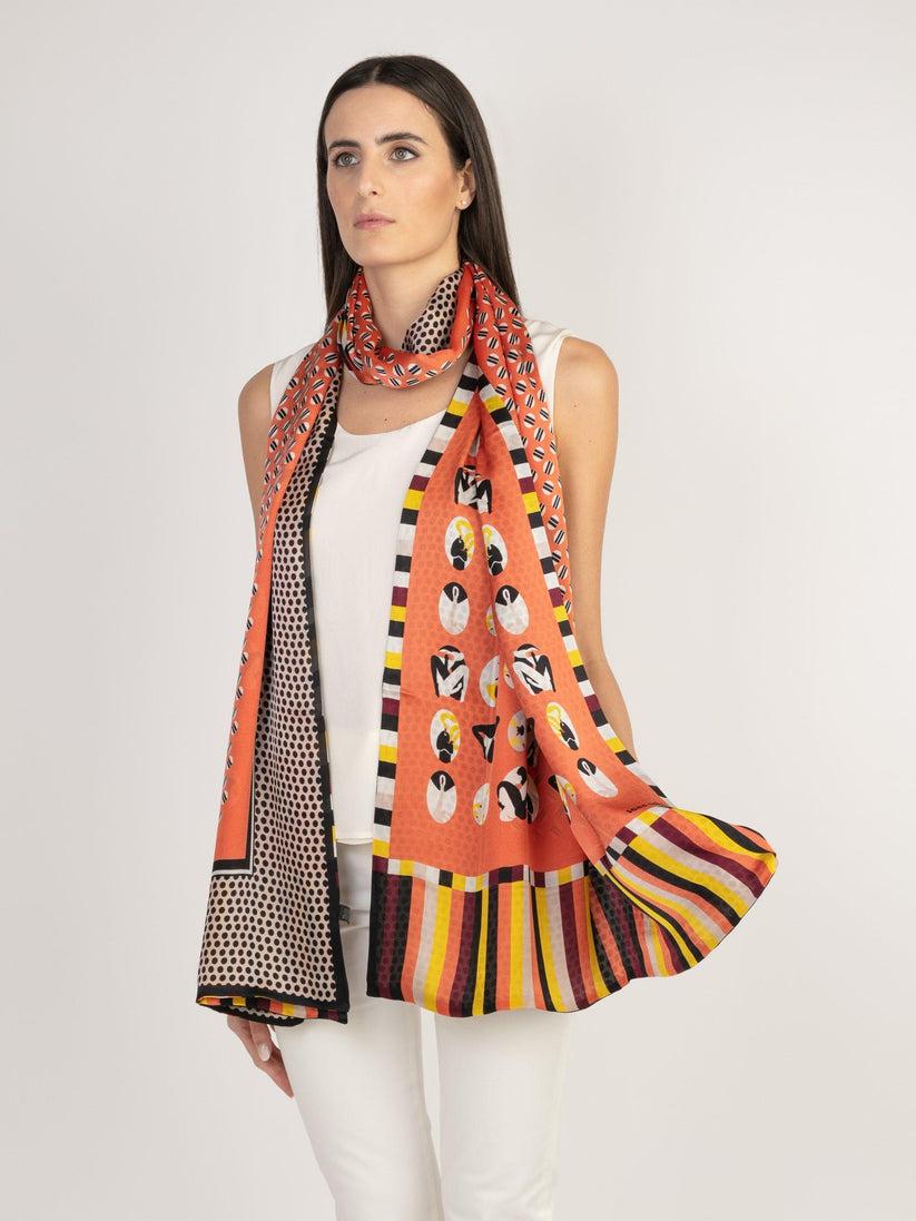 Sans Tabù Stola in pura seta double face “Il Desiderio”