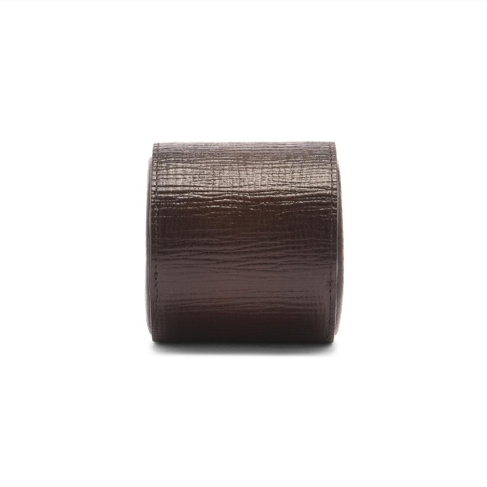 Santoni Custodia Portaorologi Piccola In Pelle Stampata Marrone