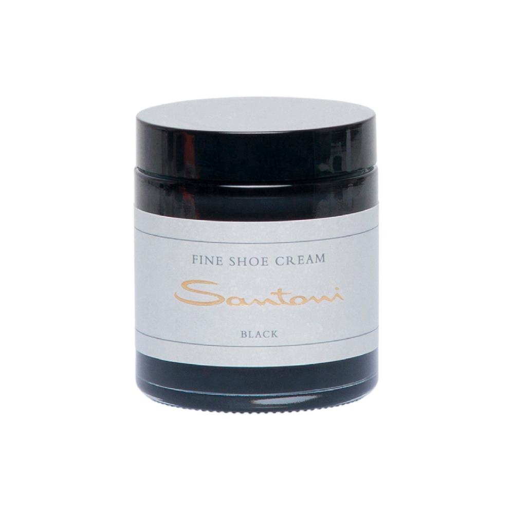 Santoni Kit shoe care con crema per scarpe e panno per lucidatura