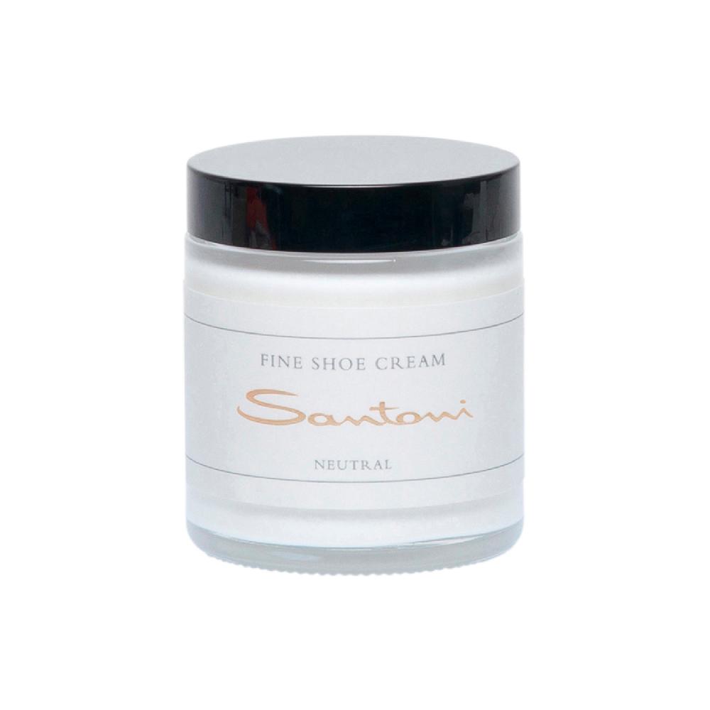 Santoni Kit shoe care con crema per scarpe e panno per lucidatura