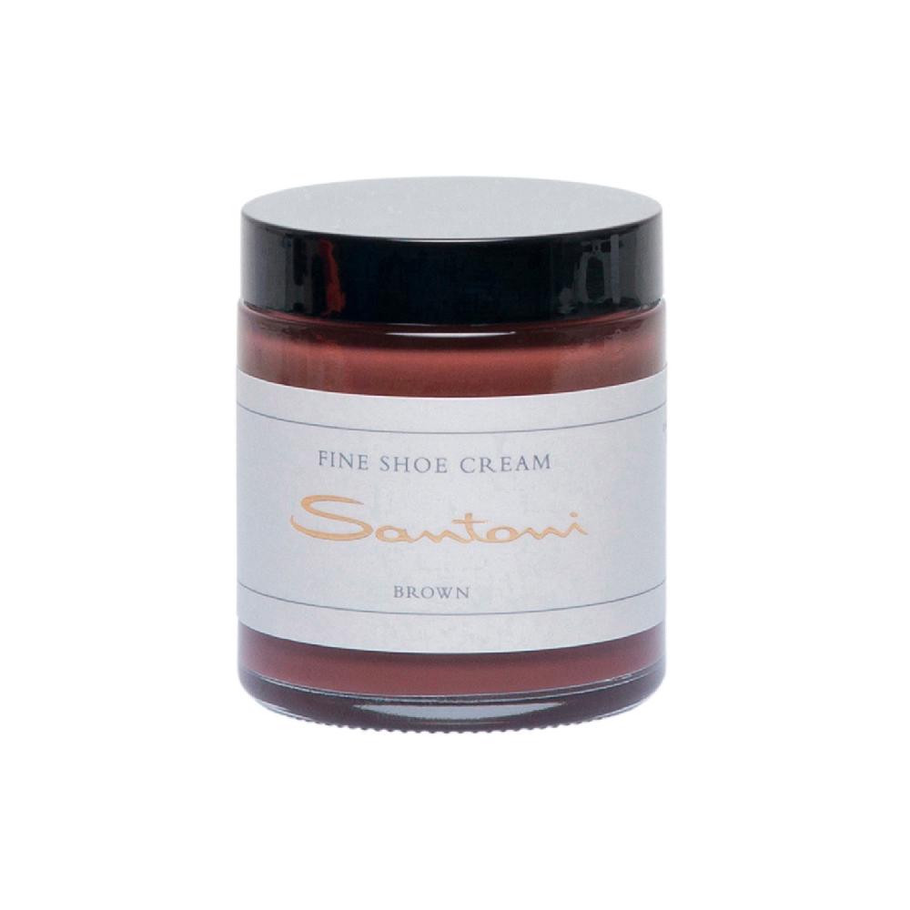 Santoni Kit shoe care con crema per scarpe e panno per lucidatura