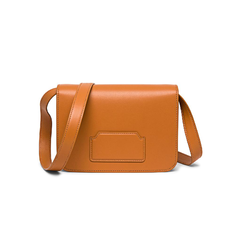 Santoni Borsa A Tracolla In Pelle Marrone