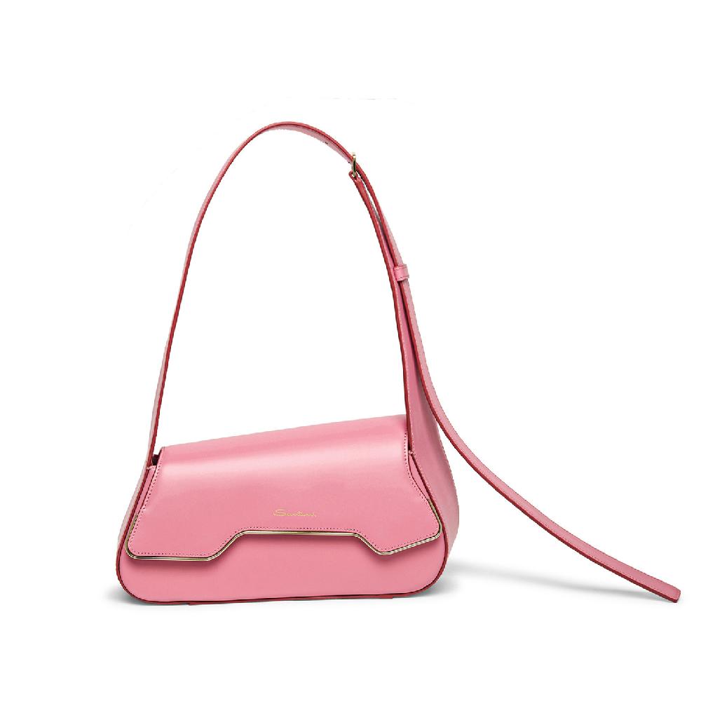 Santoni Borsa ThePluto in pelle rosa