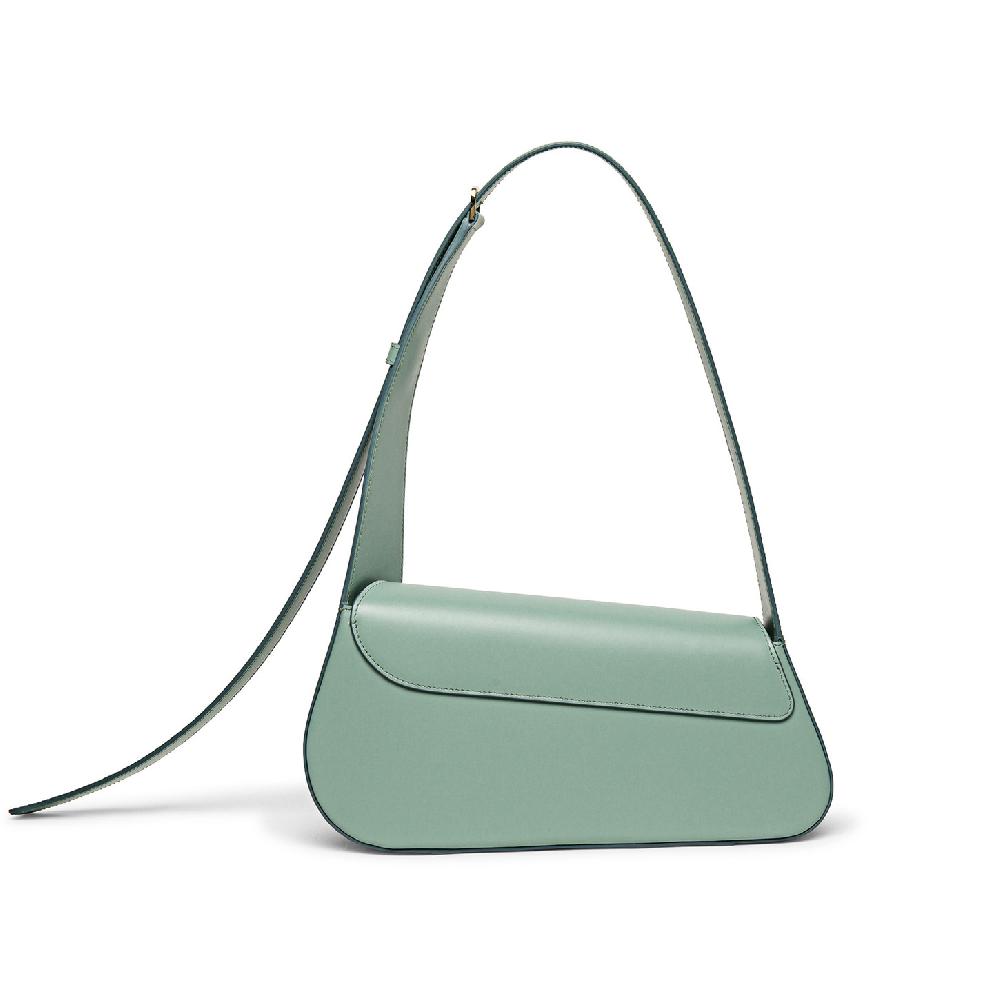 Santoni Borsa ThePluto In Pelle Verde Acqua