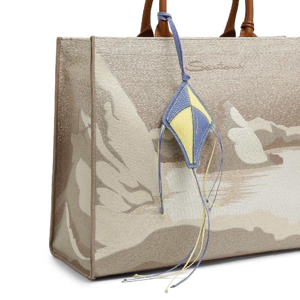 Santoni Charm Aquilone In Pelle Multicolore