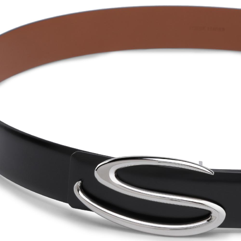 Santoni Fibbia "S" Per Cintura In Metallo Argento