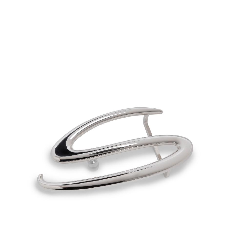 Santoni Fibbia "S" Per Cintura In Metallo Argento