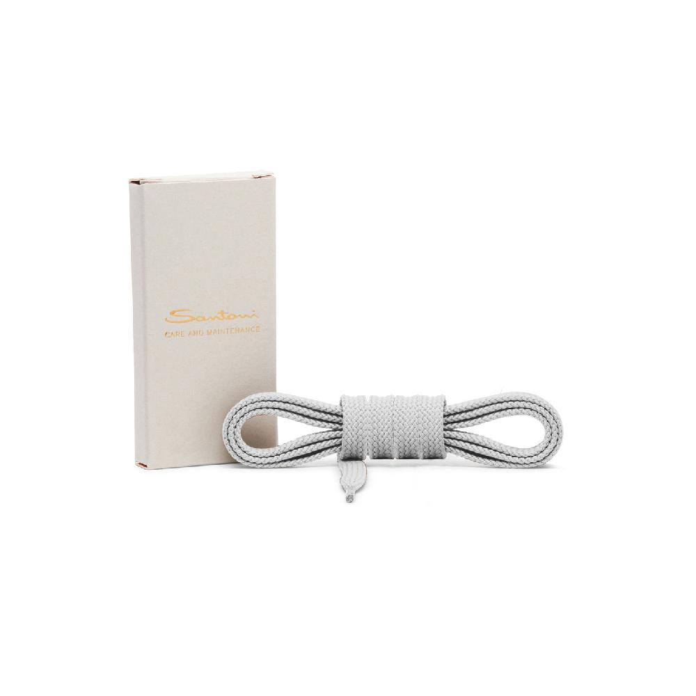 Santoni Lacci in nylon bianchi - 120 cm