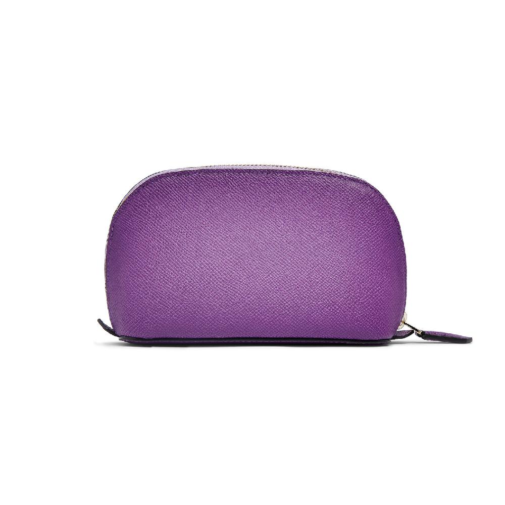 Santoni Pouch In Saffiano Viola