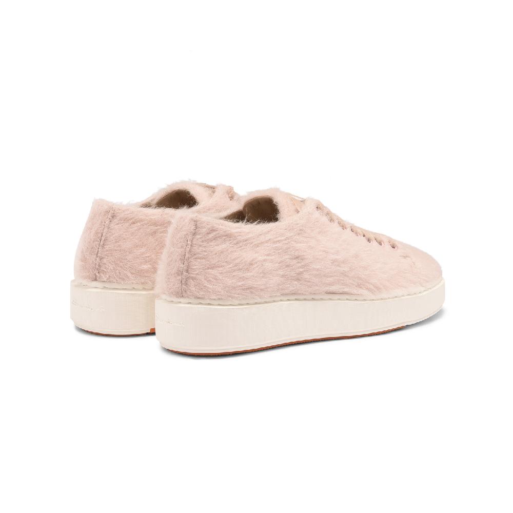 Santoni Sneaker Da Donna In Lana Rosa