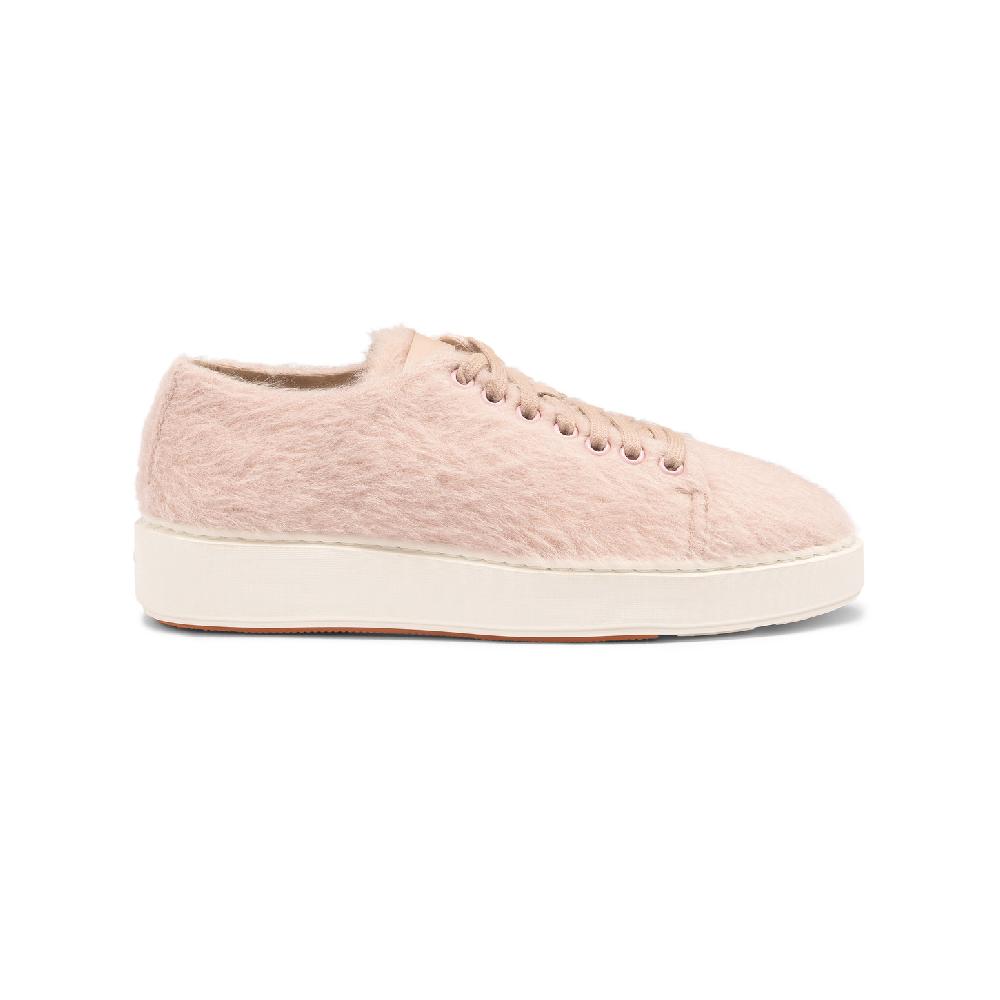 Santoni Sneaker da donna in lana rosa