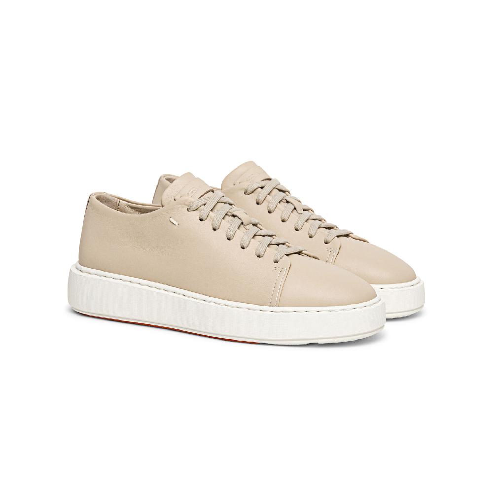Santoni Sneaker Da Donna In Pelle Beige