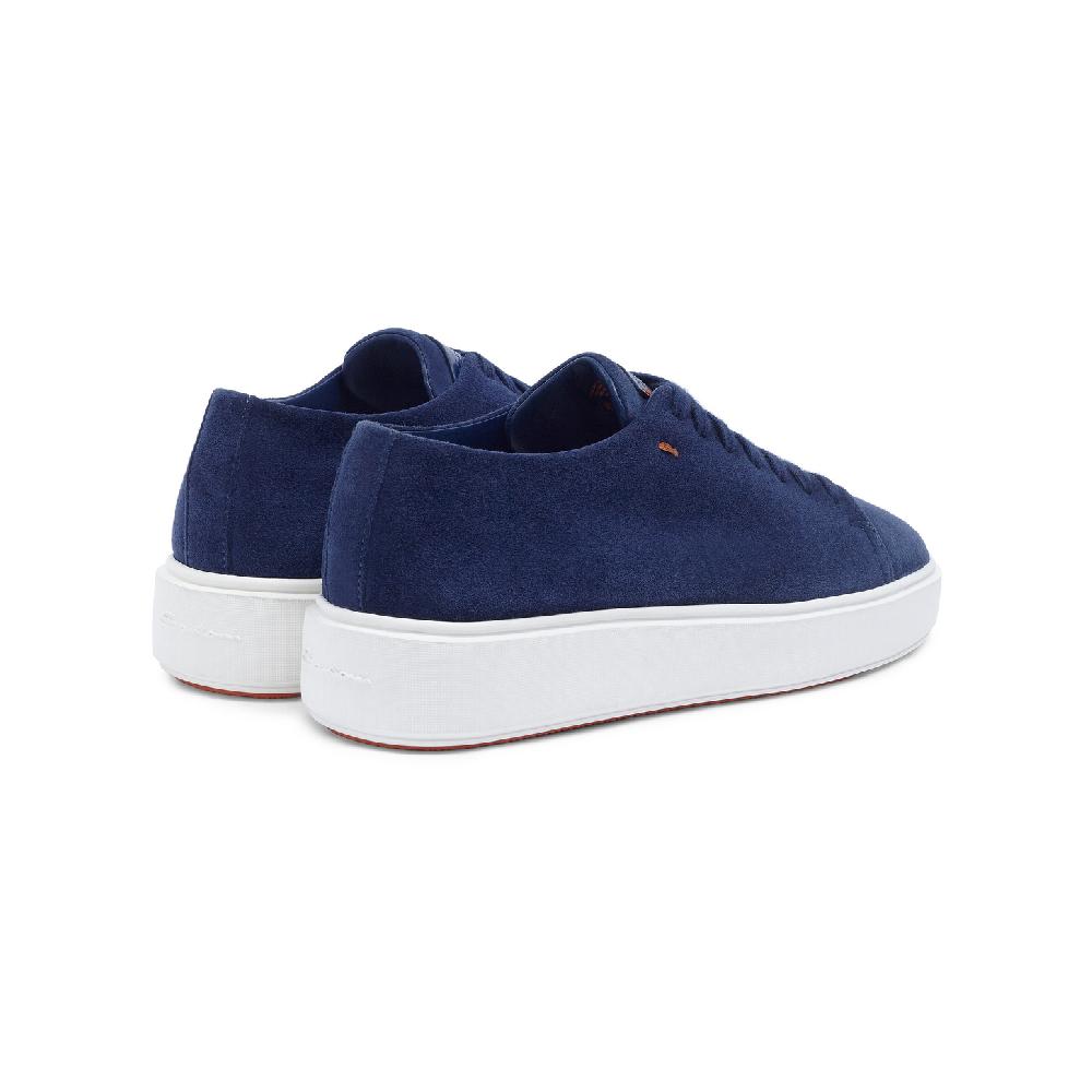 Santoni Sneaker Da Donna In Suede Blu