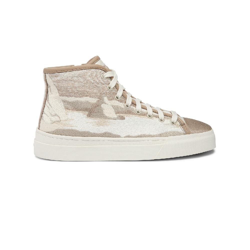 Santoni Sneaker da donna in tessuto beige