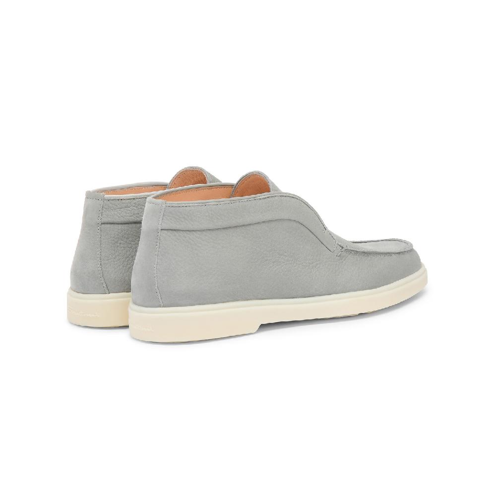 Santoni Stivaletto Desert Da Donna In Nabuk Grigio